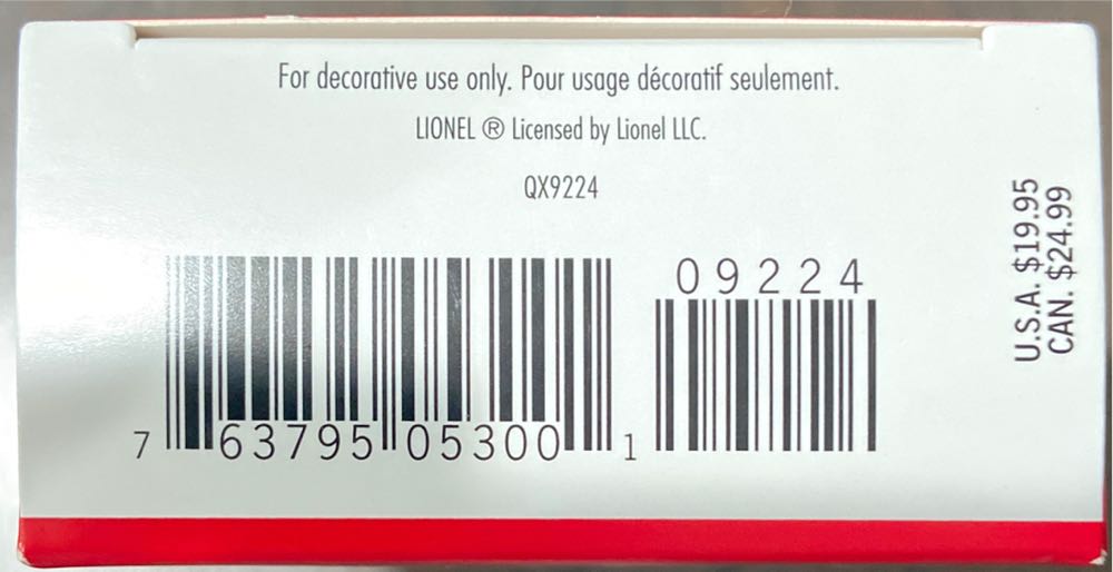 773 Hudson Steam Locomotive - Lionel Train Series (Trains) ornament collectible [Barcode 763795053001] - Main Image 4