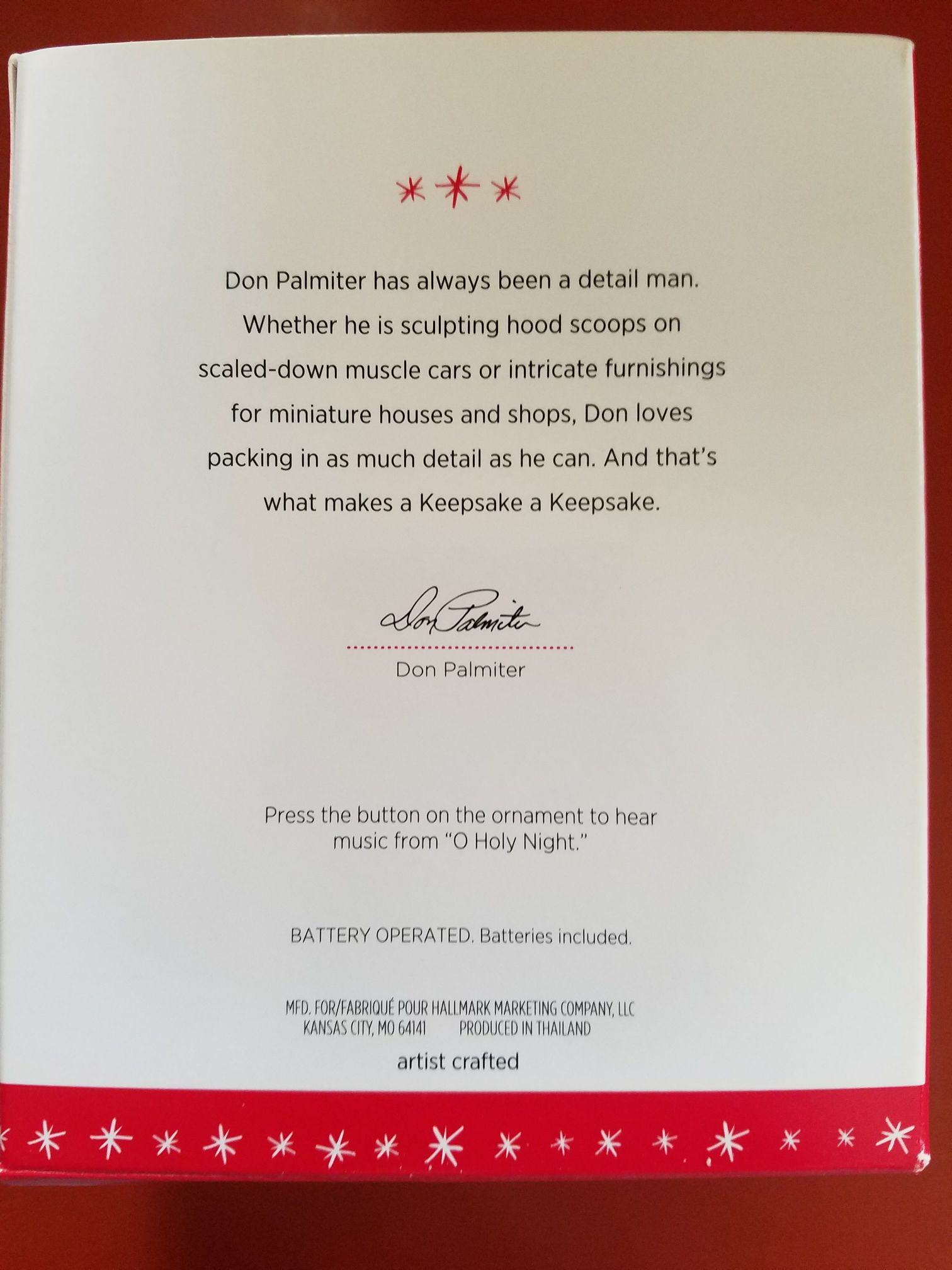 Church O Holy Night - Churches ornament collectible [Barcode 763795053063] - Main Image 2