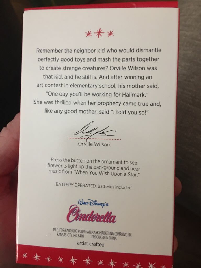 Cinderella’s Castle - Disney (Cinderella) ornament collectible [Barcode 763795053070] - Main Image 2