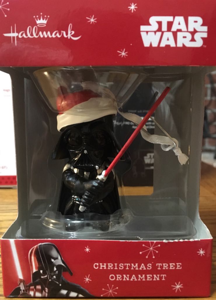 Darth Vader With Christmas Hat  (Star Wars) ornament collectible [Barcode 763795058198] - Main Image 1
