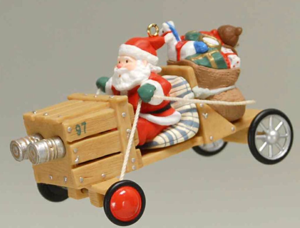 Here Comes Santa #19 (1997) The Claus Mobile - Here Comes Santa (Santa) ornament collectible [Barcode 015012372892] - Main Image 2