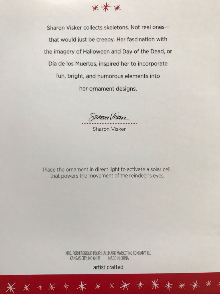 Doe-Eyed Reindeer - Doe-Eyed Reindeer (Reindeer) ornament collectible [Barcode 763795065141] - Main Image 2