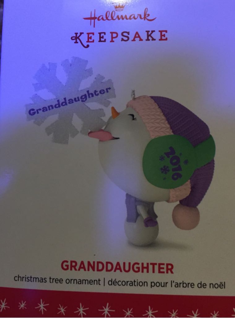 Granddaughter  - Granddaughter (Granddaughter) ornament collectible [Barcode 763795071760] - Main Image 1