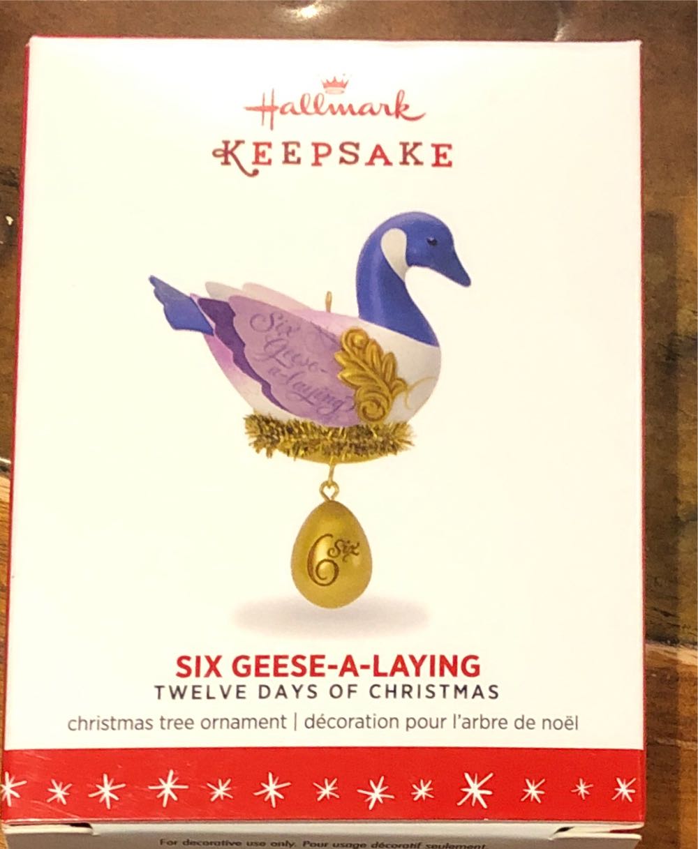 12 Days Of Christmas: #6/Six Geese-A-Laying - Twelve Days Of Christmas (12 Days Of Christmas) ornament collectible [Barcode 763795075379] - Main Image 4