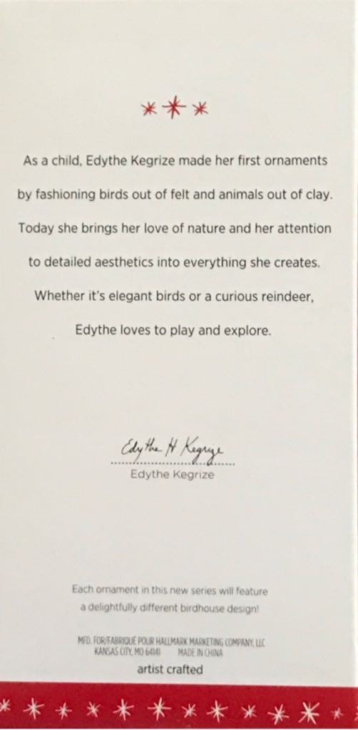 Beautiful Birdhouse #1 - Beautiful Birdhouse (Birds) ornament collectible [Barcode 763795079308] - Main Image 2