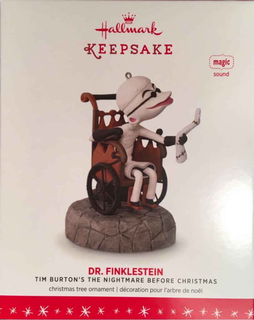 The Nightmare Before Christmas: “DR. FINKLESTEIN” - The Nightmare Before Christmas (MAGIC: Sound) ornament collectible [Barcode 763795079384] - Main Image 2