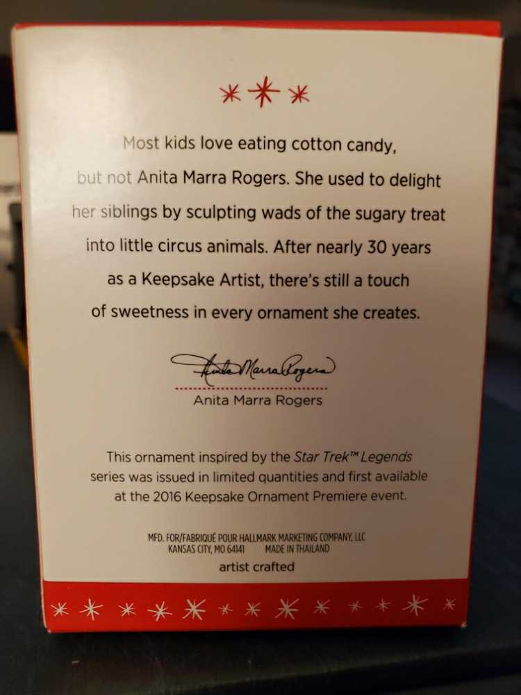 ST:TOS - “ENSIGN PAVEL CHEKOV” Legends #07/07 - Star Trek Legends (Hanging Ornament) ornament collectible [Barcode 763795079421] - Main Image 3