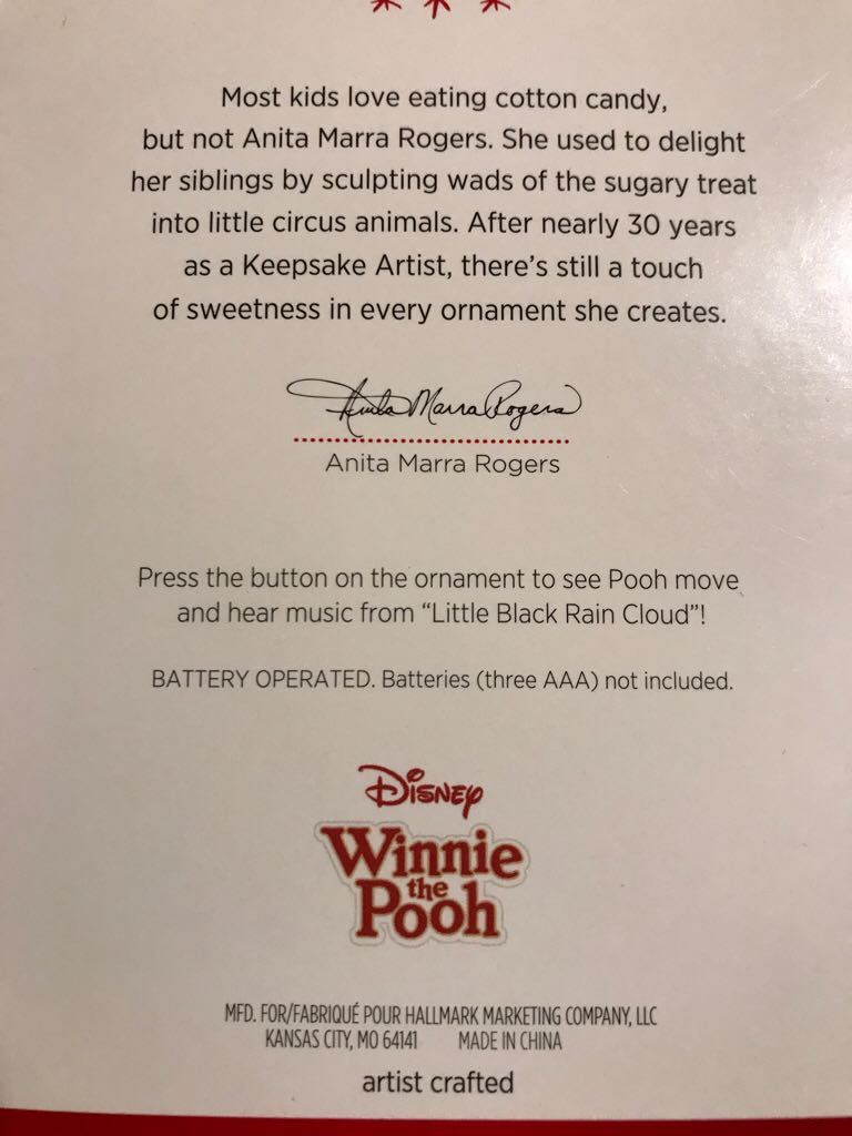 Disney Winnie The Pooh And The Honey Tree - Disney Winnie The Pooh (Disney) ornament collectible [Barcode 763795081363] - Main Image 2