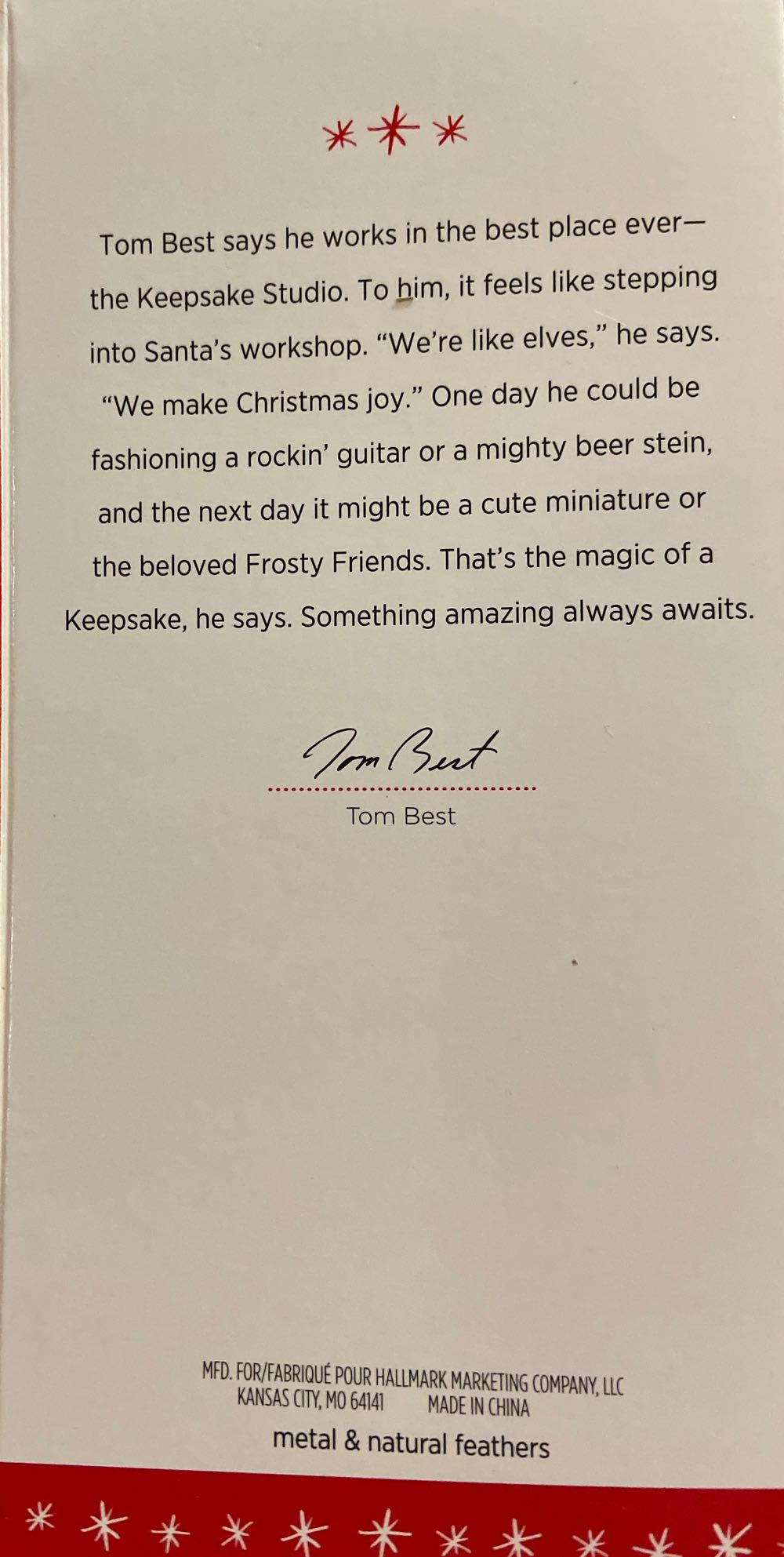 Our Christmas Together - Our Christmas Together (Couples) ornament collectible [Barcode 763795086917] - Main Image 2