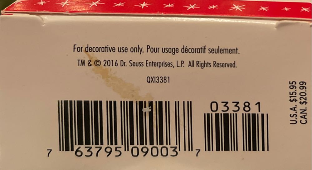 Grinch Carved The Roast Beast - Dr. Seuss’s How the Grinch Stole Christmas! (How The Grinch Stole Christmas) ornament collectible [Barcode 763795090037] - Main Image 3