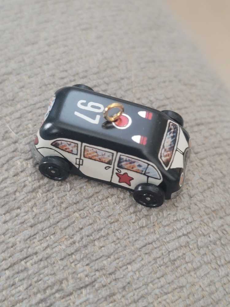 Miniature Police Car - On The Road (Minature) ornament collectible [Barcode 015012374865] - Main Image 3