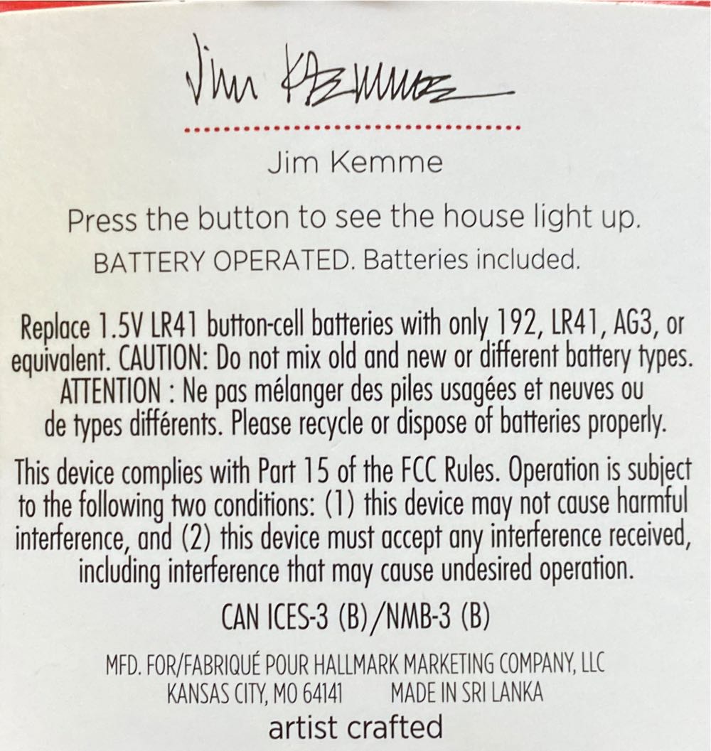 Sweet Little Mouse House - Light Up Houses (Gingerbread) ornament collectible [Barcode 763795093052] - Main Image 4