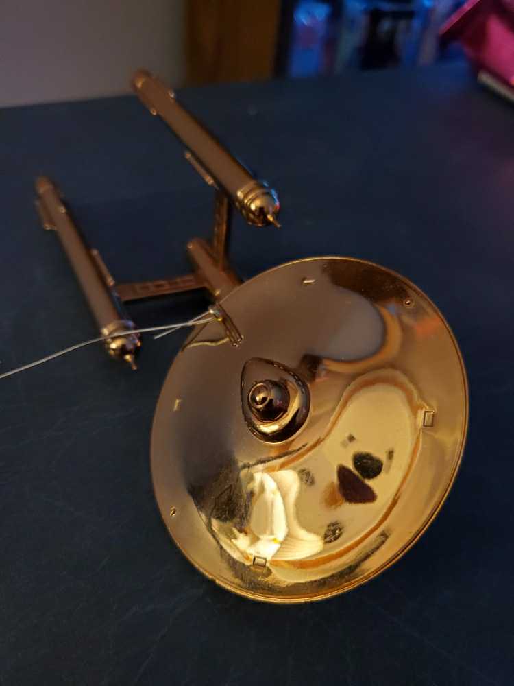 USS Enterprise - Star Trek (Star Trek) ornament collectible [Barcode 763795095780] - Main Image 4