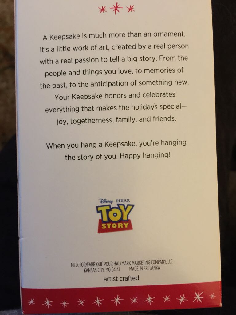 Disney•Pixar: “Buzz In Lights” - Disney•Pixar Toy Story (Hanging Ornament) ornament collectible [Barcode 763795096169] - Main Image 2