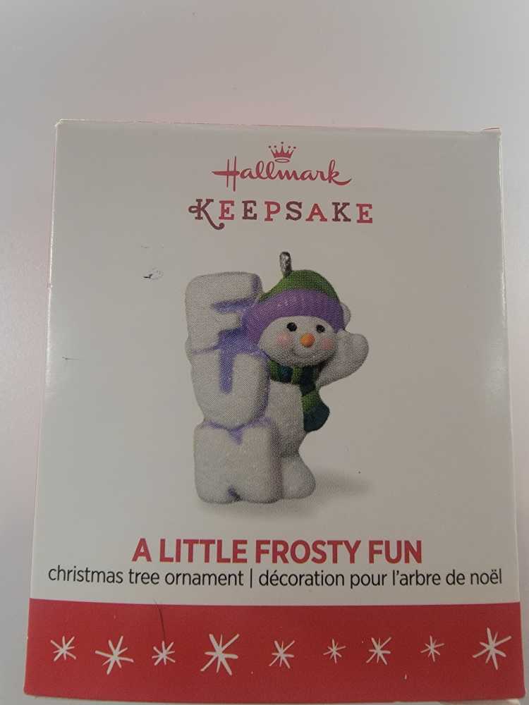 Miniature A Little Frosty Fun - Frosty Fun Decade (Snowman) ornament collectible [Barcode 763795097982] - Main Image 2