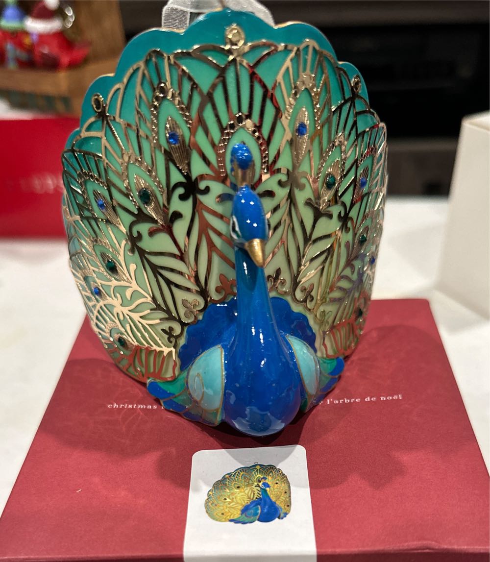 Pretty Peacock 2016 - Beauty Of Birds (Special Edition) ornament collectible [Barcode 763795098361] - Main Image 4