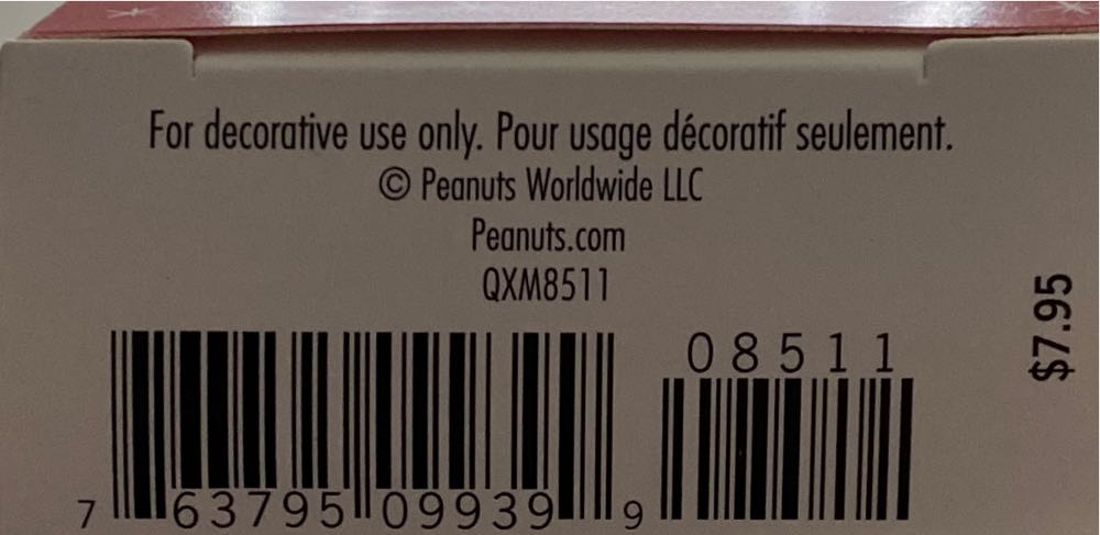 #19 Winter Fun With Snoopy - Winter Fun With Snoopy (Hallmark Keepsake Miniature) ornament collectible [Barcode 763795099399] - Main Image 3