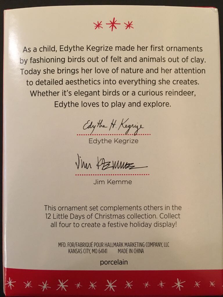 12 Days Of Christmas: Mini Days 1-3 - 12 Little Days Of Christmas (12 Days Of Christmas) ornament collectible [Barcode 763795100279] - Main Image 2