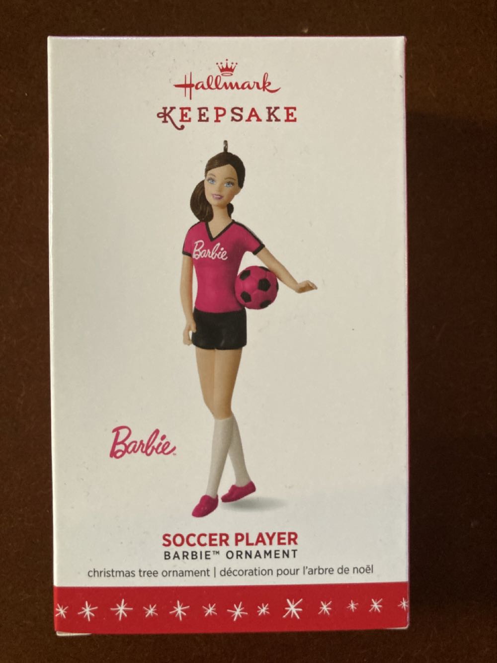 Barbie: Soccer Player  (Barbie) ornament collectible [Barcode 763795102624] - Main Image 2