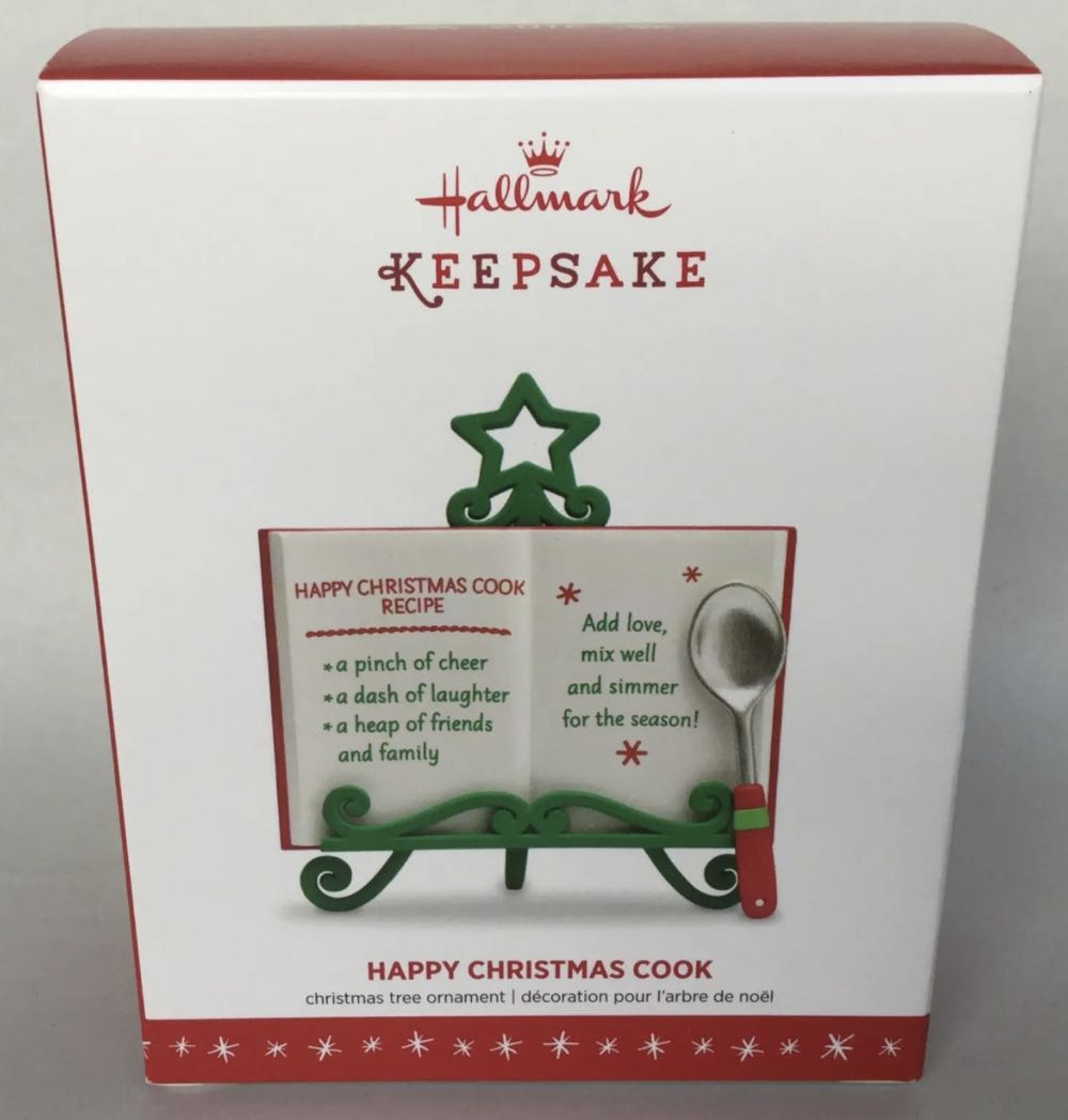 Hallmark Keepsake. Christmas. 2016. Happy Christmas Cook. Designed By Terri Steiger. - Keepsake Ornament (Happy Christmas Cook) ornament collectible [Barcode 763795102655] - Main Image 3