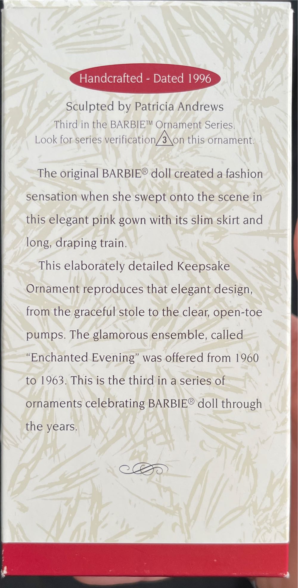 (Girls) Barbie Enchanted Evening - Barbie Nostalgia (Barbie Series) ornament collectible [Barcode 015012376142] - Main Image 4