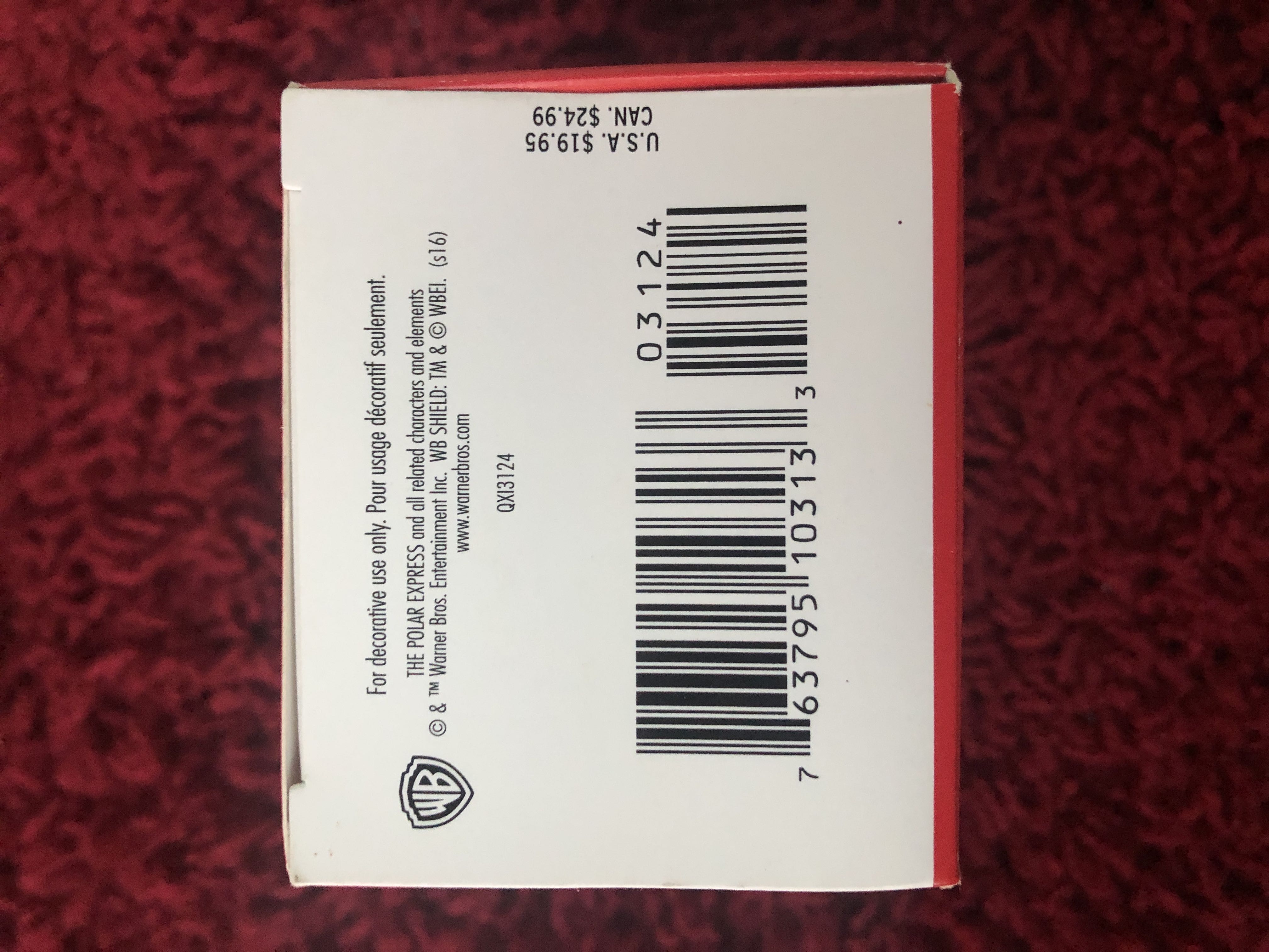 The First Gift Of Christmas - The Polar Express (The Polar Express) ornament collectible [Barcode 763795103133] - Main Image 4