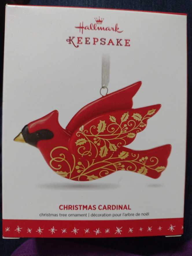 (Mom) Christmas Cardinal  (Birds) ornament collectible [Barcode 763795106783] - Main Image 3