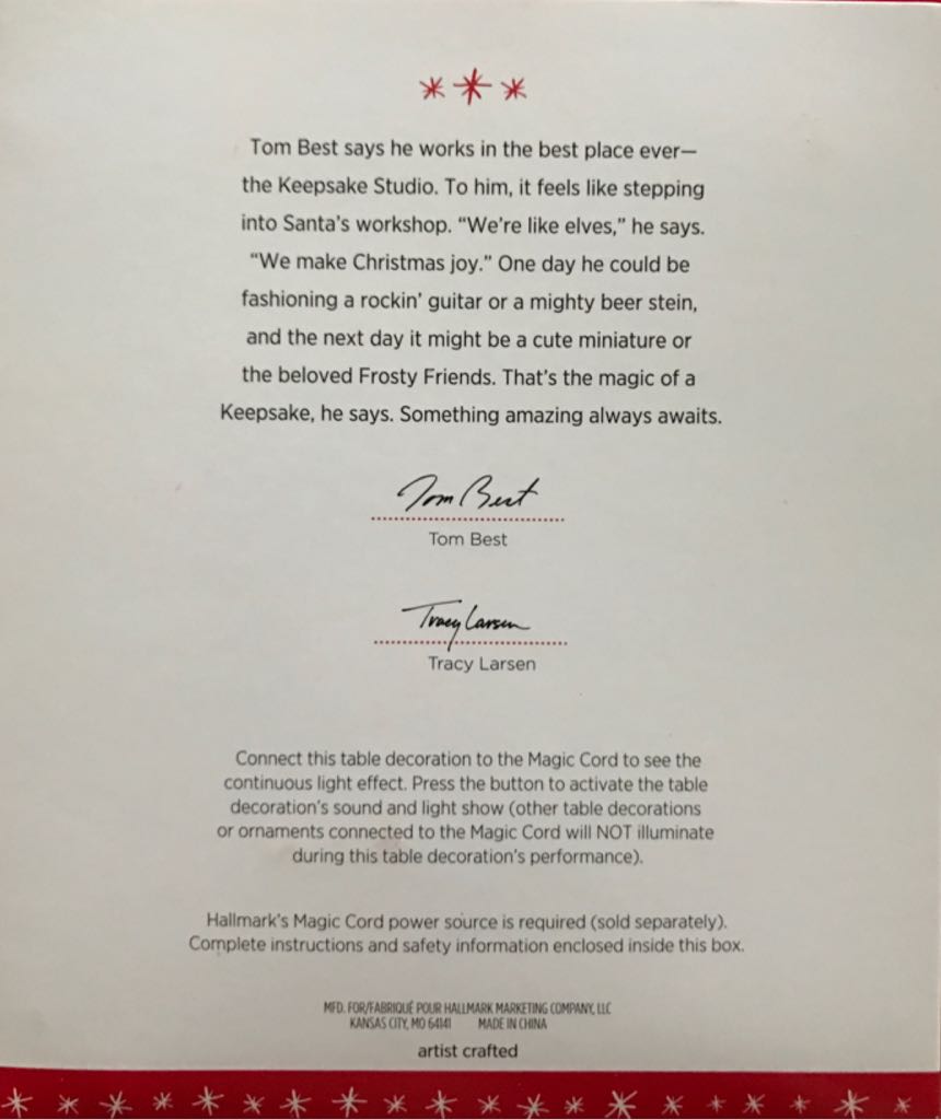 Swing In The Holidays - The World Of Frosty Friends (Frosty Friends) ornament collectible [Barcode 763795107896] - Main Image 2