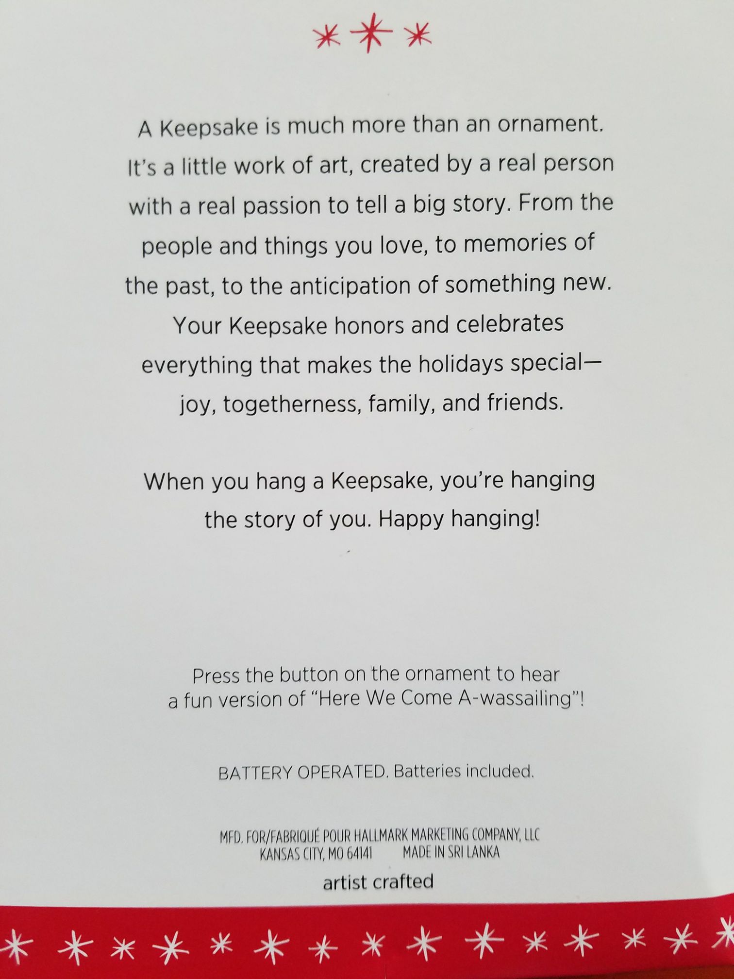 Twinkling Sleigh Ride - Magic (Magic-sound) ornament collectible [Barcode 763795108312] - Main Image 2