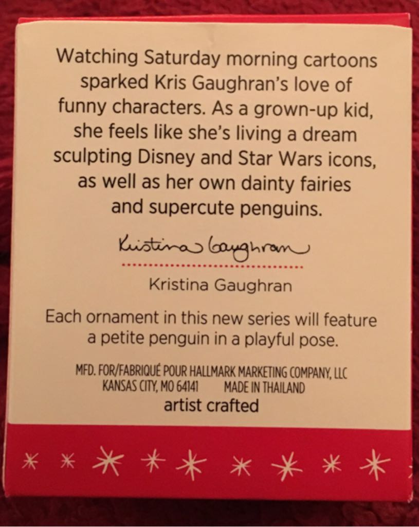 1st A Tasty Treat - Petite Penguins (Series Miniatures) ornament collectible [Barcode 763795108428] - Main Image 2