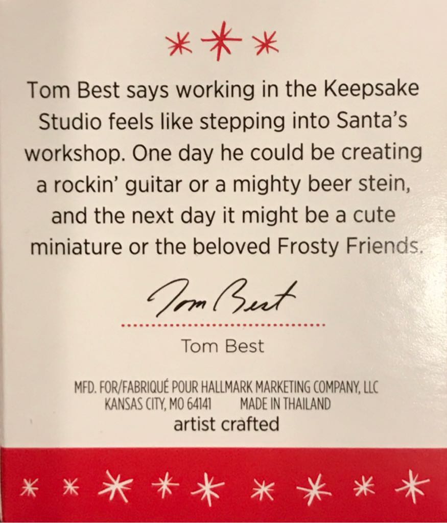 Miniature Frosty Friends Little Friends - Frosty Little Friends (Frosty Friends) ornament collectible [Barcode 763795108435] - Main Image 2