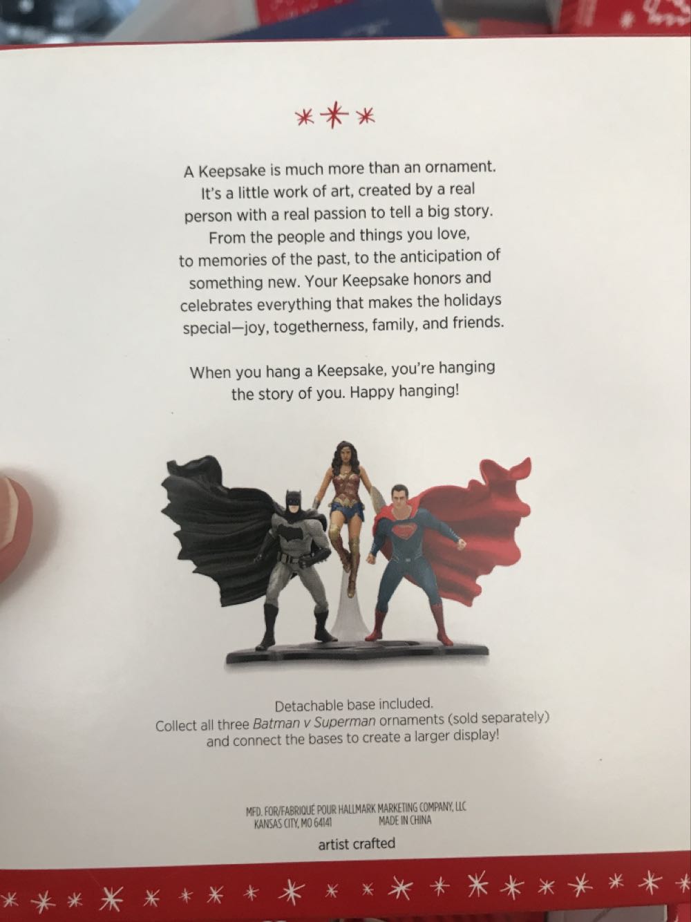 Batman - Batman v Superman: Dawn of Justice (Superheros) ornament collectible [Barcode 763795110384] - Main Image 3