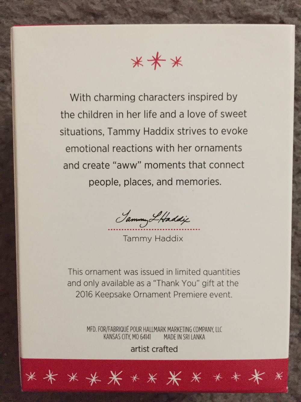 A Gift For You: Cardinal - Birds (KOC Member Exclusive) ornament collectible [Barcode 763795110780] - Main Image 2