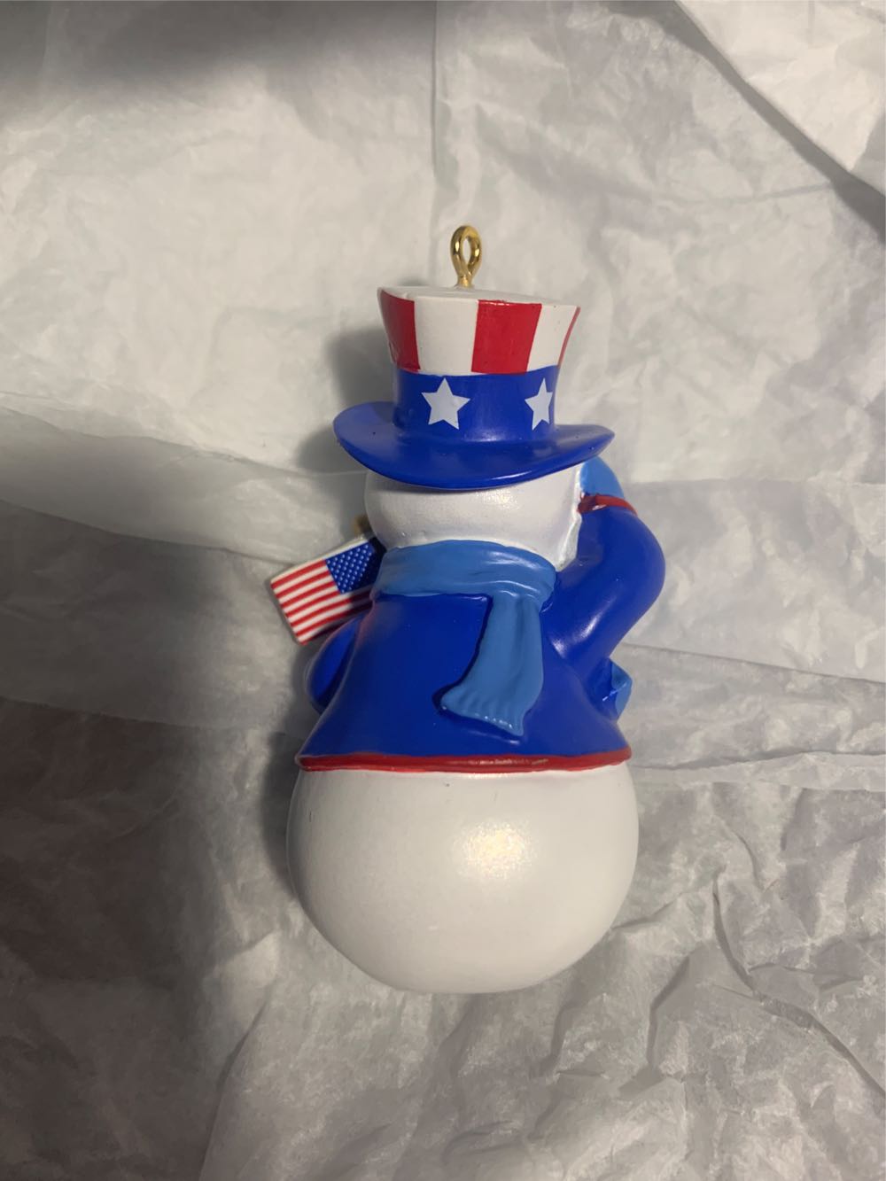 Patriotic Snowman - Patriotic (Patriotic) ornament collectible [Barcode 763795112814] - Main Image 4