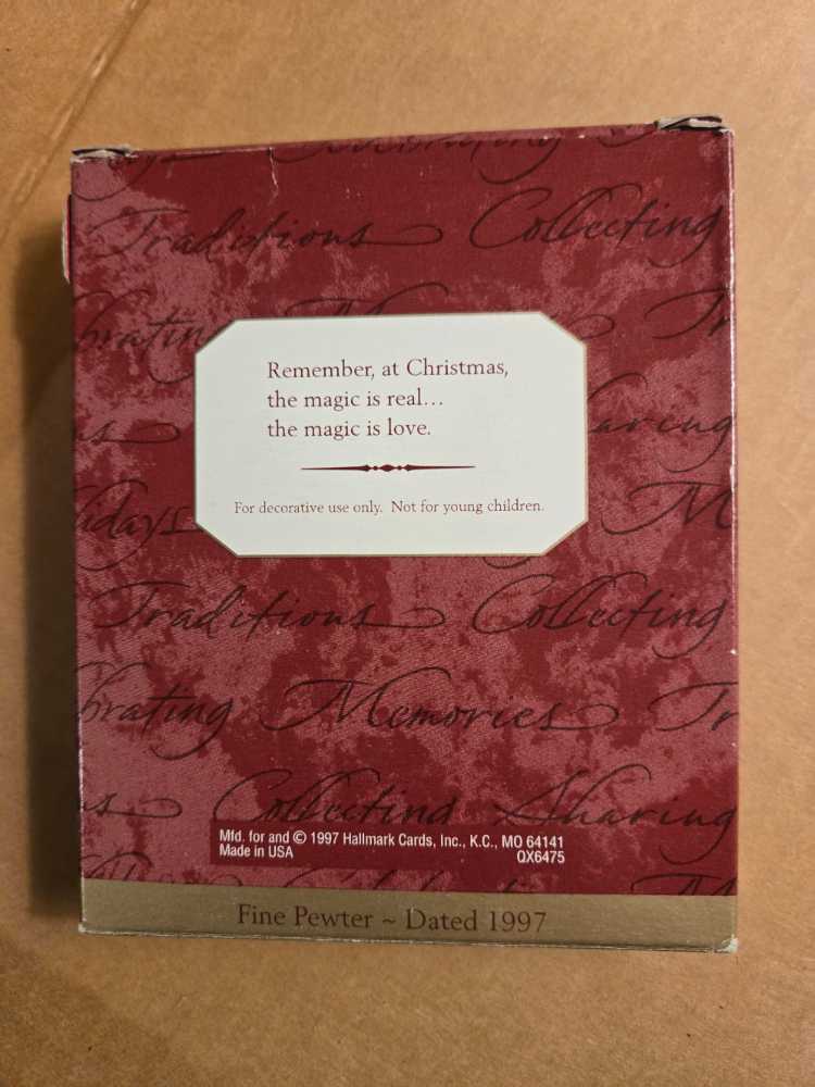 Our Christmas Together  (Marriage) ornament collectible [Barcode 015012376975] - Main Image 2