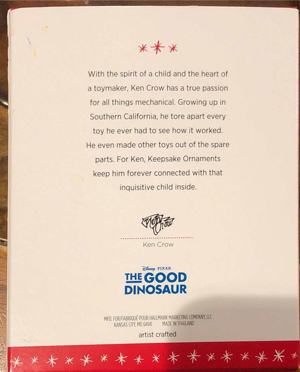 Arlo And Spot - The Good Dinosaur (Disney) ornament collectible [Barcode 763795115037] - Main Image 3