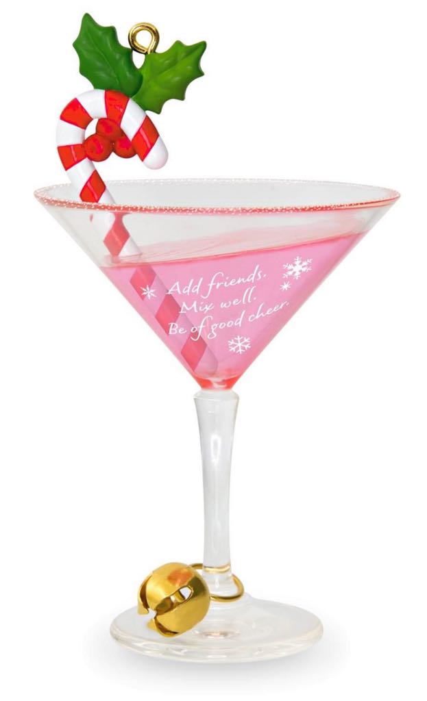 Cheers To Friends  (Martini, Beverage) ornament collectible [Barcode 763795115754] - Main Image 2