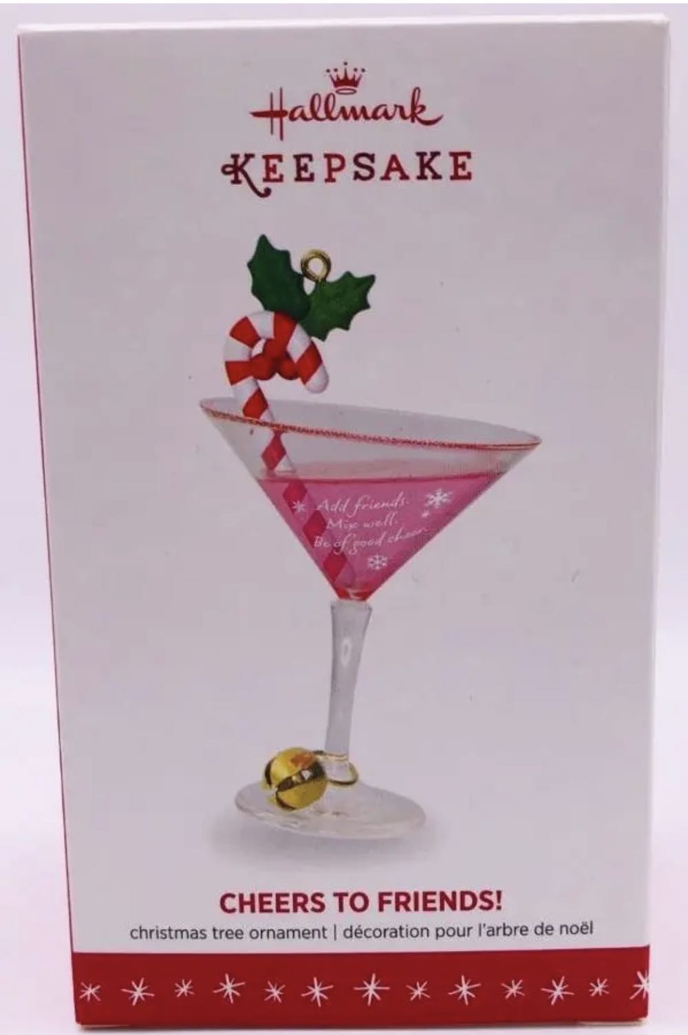 Cheers To Friends  (Martini, Beverage) ornament collectible [Barcode 763795115754] - Main Image 3