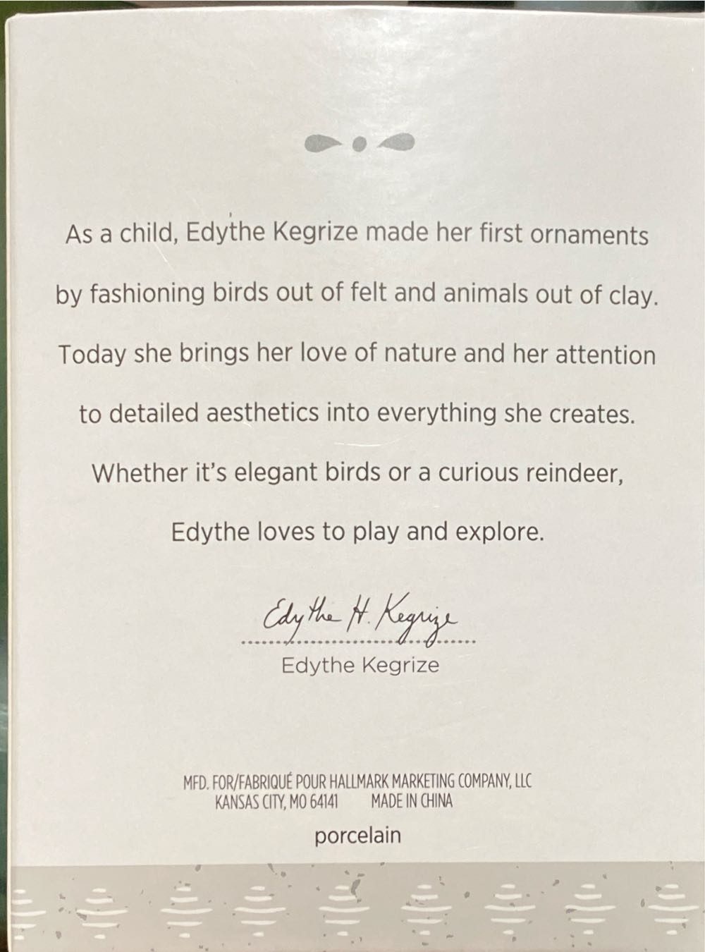 Spring Takes Flight  (Easter) ornament collectible [Barcode 763795116027] - Main Image 3