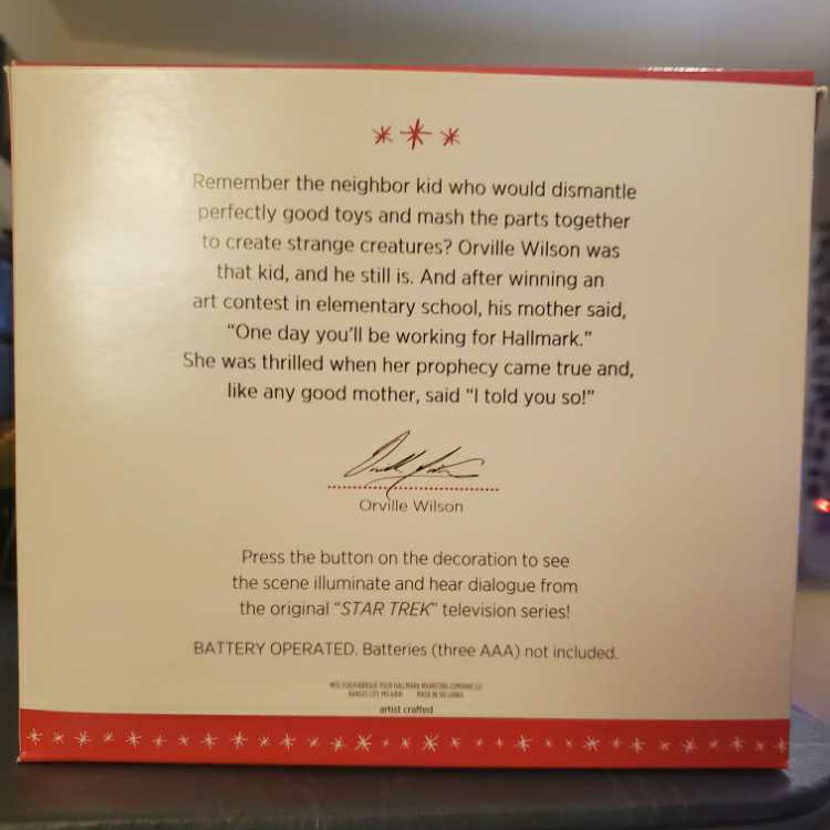 To Boldly Go - Star Trek (Star Trek) ornament collectible [Barcode 763795122226] - Main Image 2