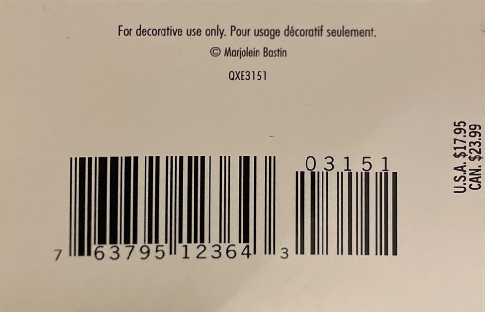 Autumn Blessings - Nature’s Sketchbook (Marjolein Bastin) ornament collectible [Barcode 763795123643] - Main Image 3