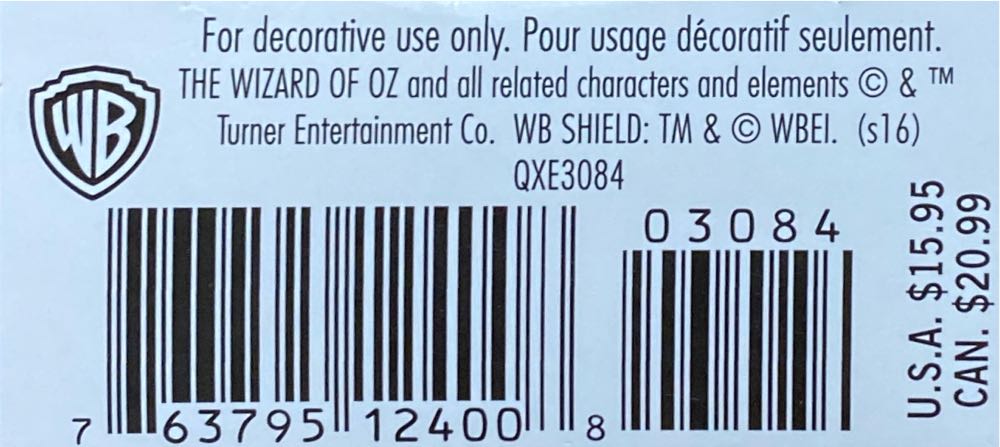 It’s A Twister - The Wizard Of Oz (The Wizard Of Oz) ornament collectible [Barcode 763795124008] - Main Image 3