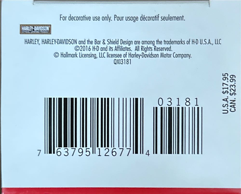 1980 FXB Sturgis - Harley Davidson Motorcycle Milestones (Harley-Davidson) ornament collectible [Barcode 763795126774] - Main Image 4