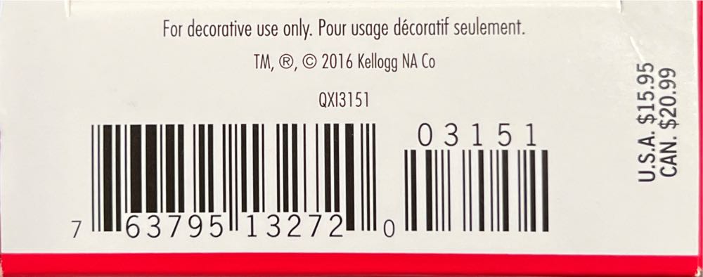 Snap, Crackle & Pop Rice Krispies - Vintage Kellogg’s (Cereal Boxes) ornament collectible [Barcode 763795132720] - Main Image 3