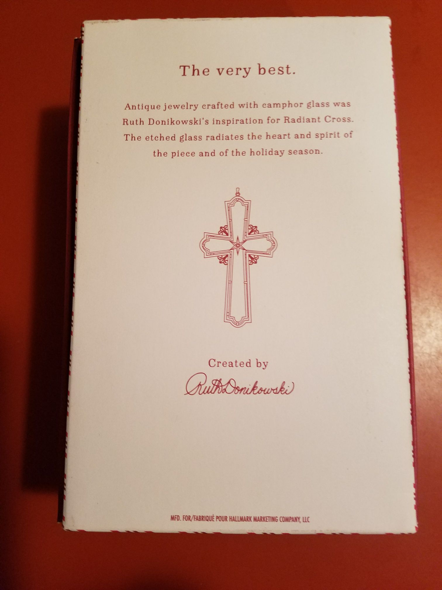 Radiant Cross  ornament collectible [Barcode 763795133116] - Main Image 2