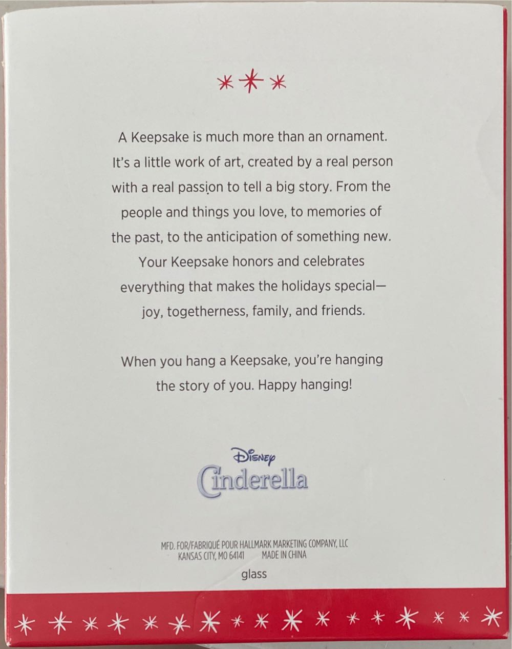 Disney Cinderella’s Slipper - Disney Cinderella (Disney) ornament collectible [Barcode 763795133192] - Main Image 3