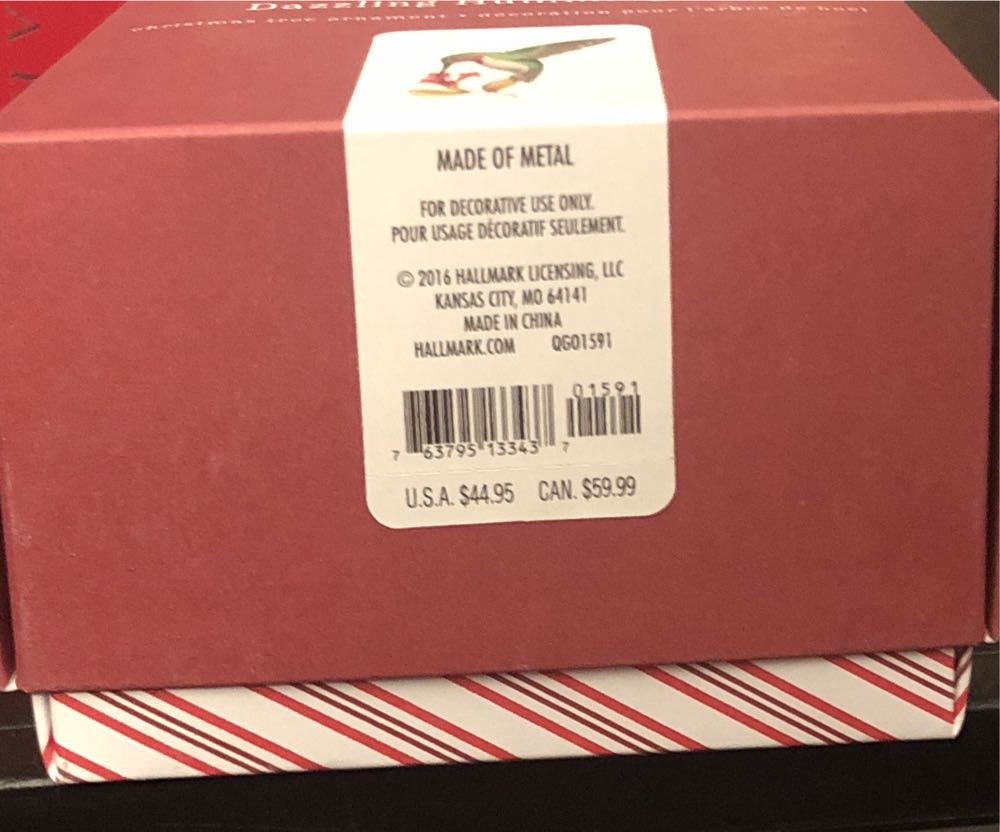 Dazzling Hummingbird - Beauty Of Birds (Special Edition) ornament collectible [Barcode 763795133437] - Main Image 4