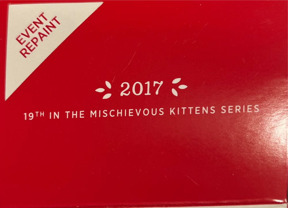 Mischievous Kittens 2017 19th - Mischievous Kittens Series (Cats) ornament collectible [Barcode 763795143078] - Main Image 3
