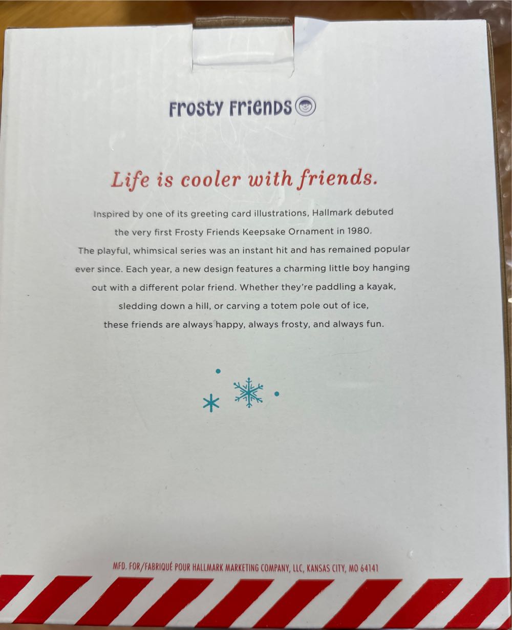 Frosty Friends Life Is Cooler With Friends  - Frosty Friends (Frosty Friends) ornament collectible [Barcode 763795146437] - Main Image 3