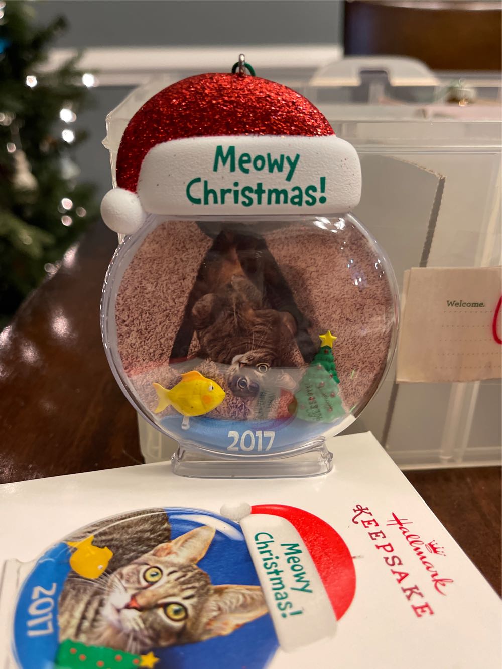 Meowy Christmas! - Hallmark ornaments (Cats) ornament collectible [Barcode 763795166305] - Main Image 2